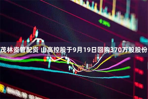 茂林资管配资 山高控股于9月19日回购370万股股份